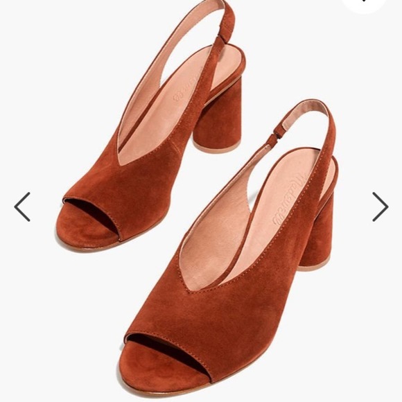 Madewell Shoes - Madewell Alanna Suede Slingback Heels
